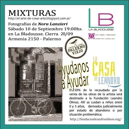 Mixturas muestra fotográfica. Buenos Aires. Argentina 2016
