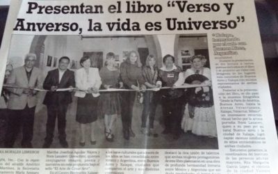 Libro «Verso y Anverso la Vida es Universo» Xalapa – Veracruz. México 2016