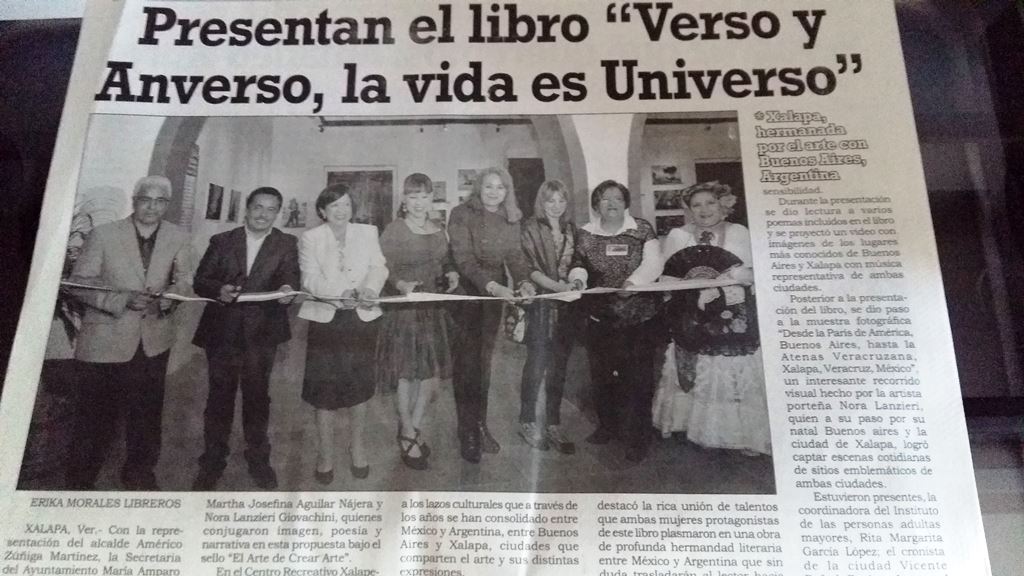 Libro «Verso y Anverso la Vida es Universo» Xalapa – Veracruz. México 2016