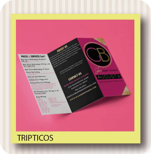 Diseño de Trípticos