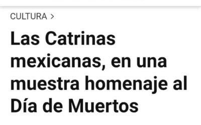 Las Catrinas mexicanas, en una muestra homenaje al Día de Muertos. Infobae 2025